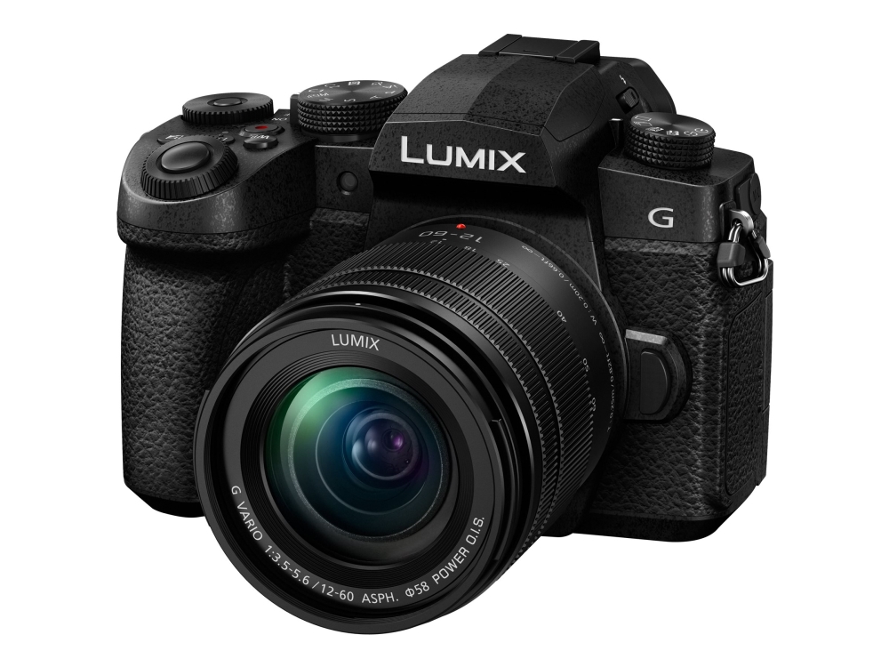 Panasonic Lumix G DC-G90M - Digitalkamera - spegellöst - 20.3 MP - Fyra tredjedelar - 4 K / 30 fps - 5x optisk zoom 12 - 60 mm lins - Wi-Fi, Bluetooth - svart