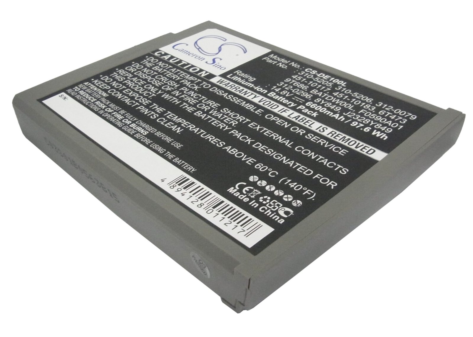 Batteri till Laptop, Bärbar dator för Dell Inspiron 1100, Inspiron 1150 m.fl., bild 2