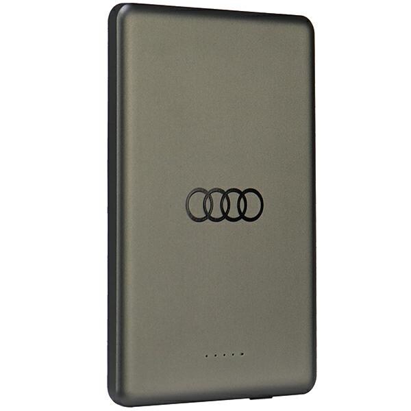 Powerbank Audi Big Logo MagSafe induktiv 15W 5000mAh - grå, bild 2