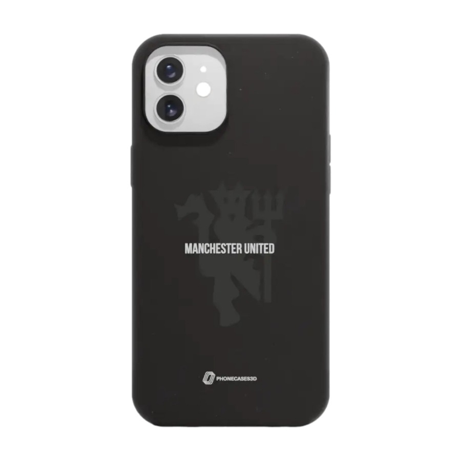 Phonecases3D iPhone 12 Manchester United FC skal tillverkat med Fibriva™, svart