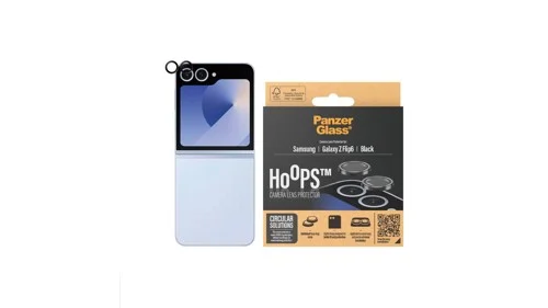 PanzerGlass Samsung Galaxy Z Flip6 Hoops kameralinsskydd. svart, bild 3