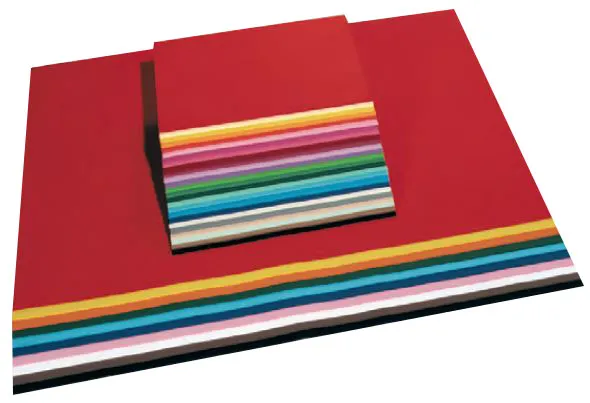 Folia färgkartong 50x70 cm 300 g 10 ark, ljusrosa