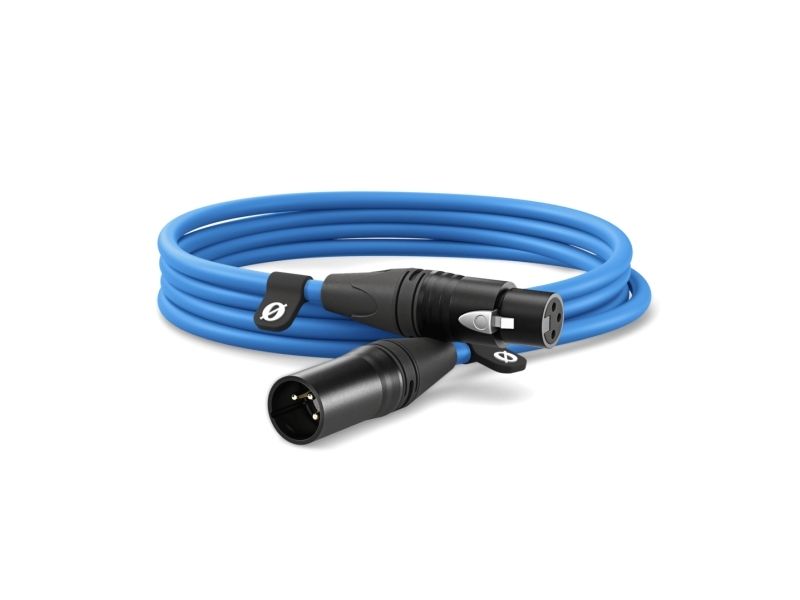 RØDE XLR-kabel 3 m, blå