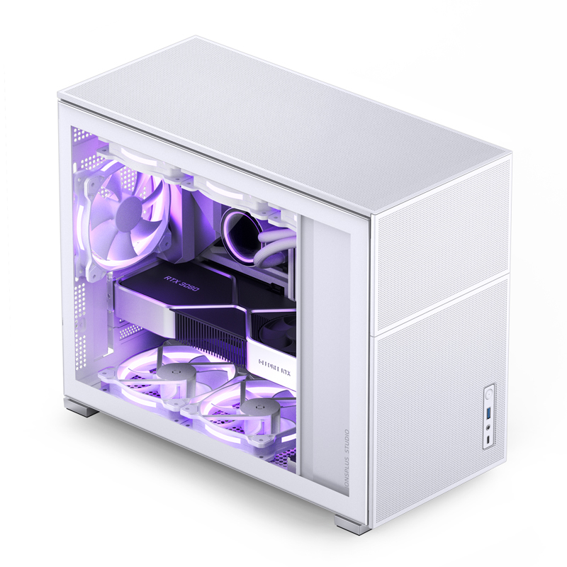 Jonsbo D31 MESH, MicroATX, Tempered Glass - Vit, bild 3