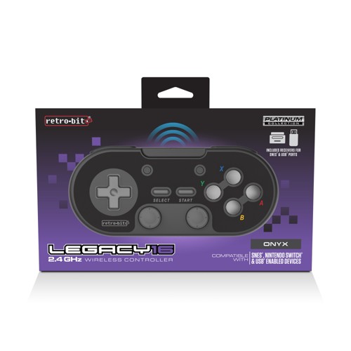 Retro-Bit Legacy 16 Wireless Black