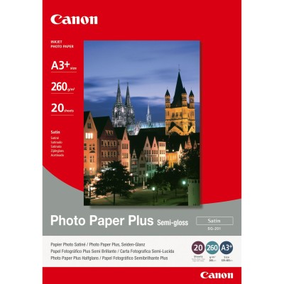 Canon SG-201 Photo Paper Plus Semi-Gloss, A3+, 260g/m2, 20 ark