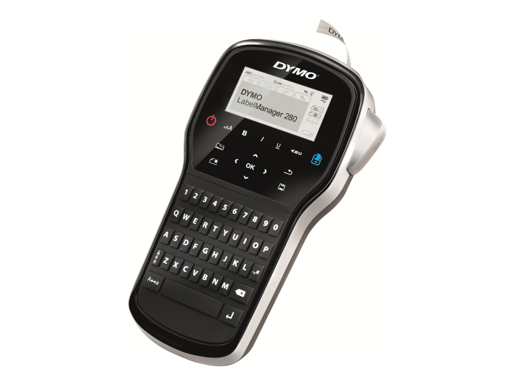 Dymo Labelmanager 280 etikettskrivare Termal Transfer D1 qwerty