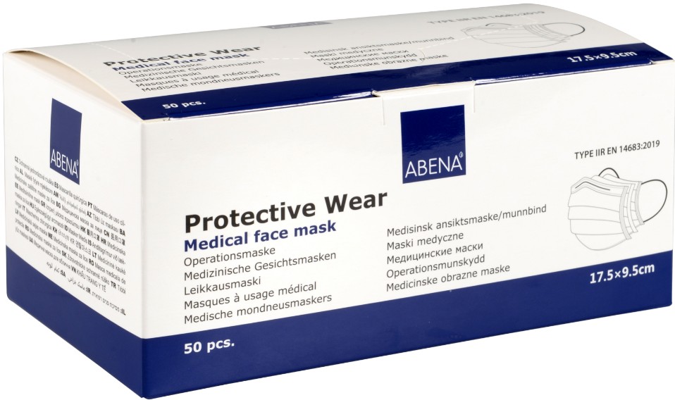 ABENA Medical Face Mask 50-pack