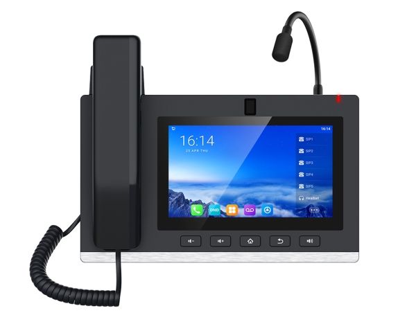 Fanvil A308I, IP-telefon, Svart, Trådbunden telefonlur, Android, In-band, Utanför bandet, SIP-information, 20 linjer