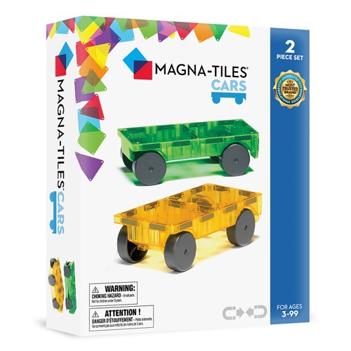 Magna-Tiles - Bilar 2-dels expansionsset