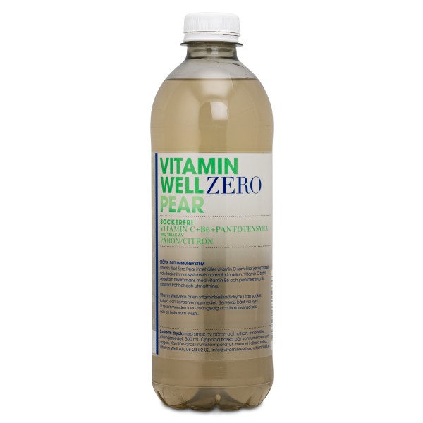 Vitamin Well Zero, Pear, 500 ml, bild 2
