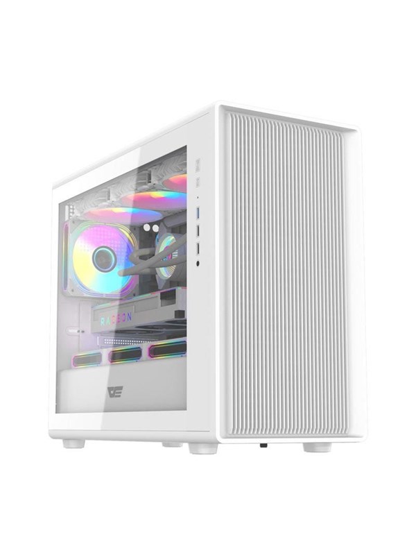 Darkflash DS460M Computer Case - Chassi - Vit