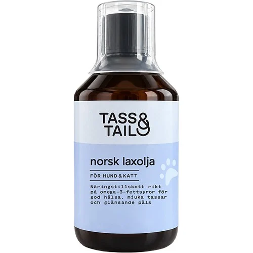 Tass & Tail Norsk Laxolja för hund och katt 300 ml