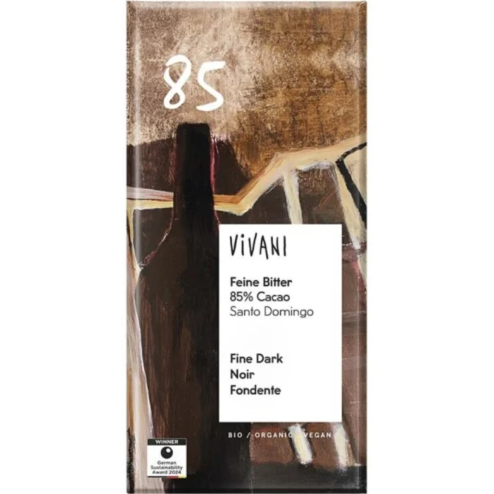 Vivani Mörk Choklad 85% 80 g
