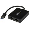StarTech USB-A -> Dual Gigabit Ethernet Adapter, bild 2