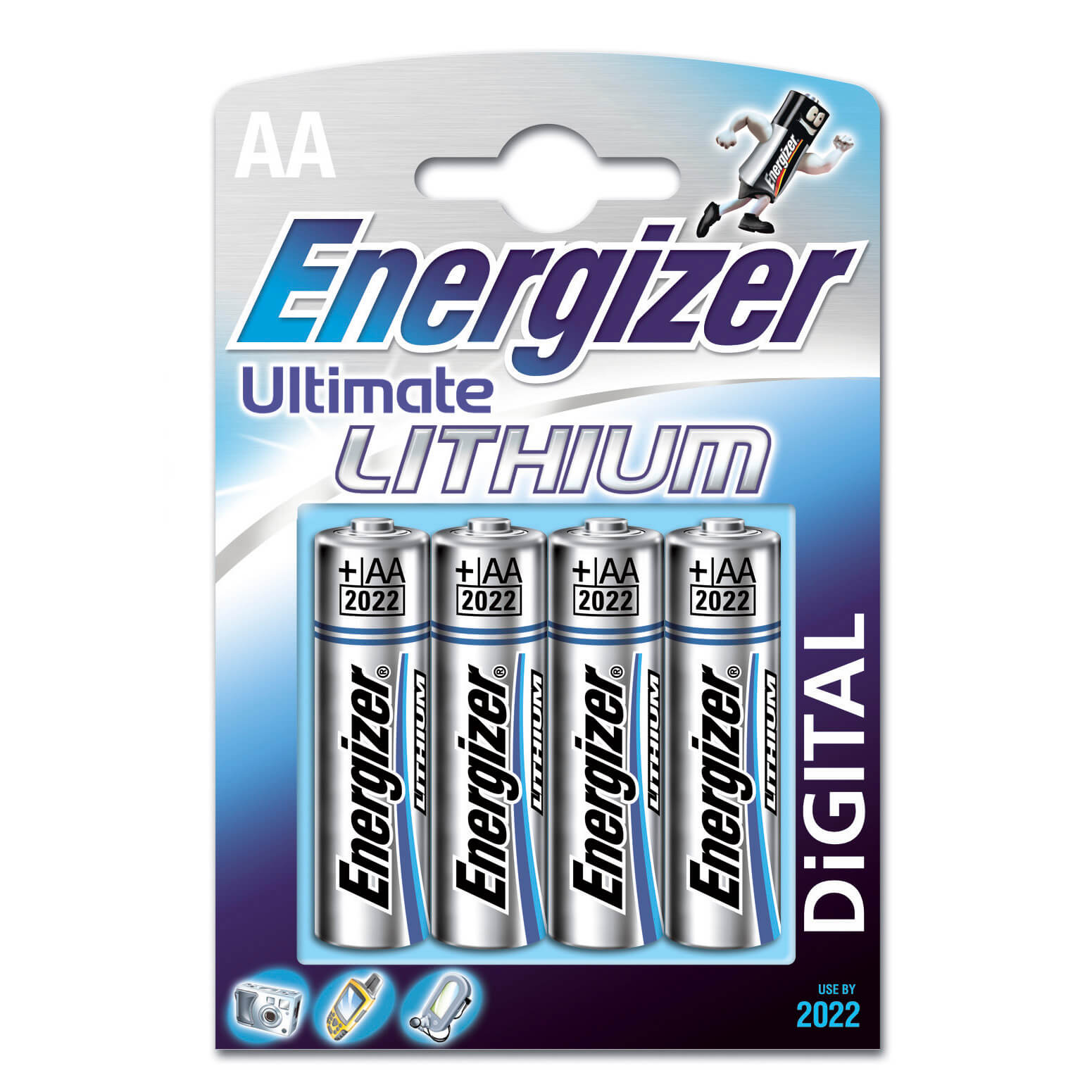 Batteri Energizer Ultimate Lithium AA, 1,5V, LR06, 4-pack, bild 3