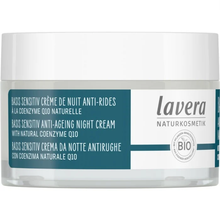 Lavera Basis Sensitiv Q10 Anti-Ageing Night Cream 50 ml, bild 2