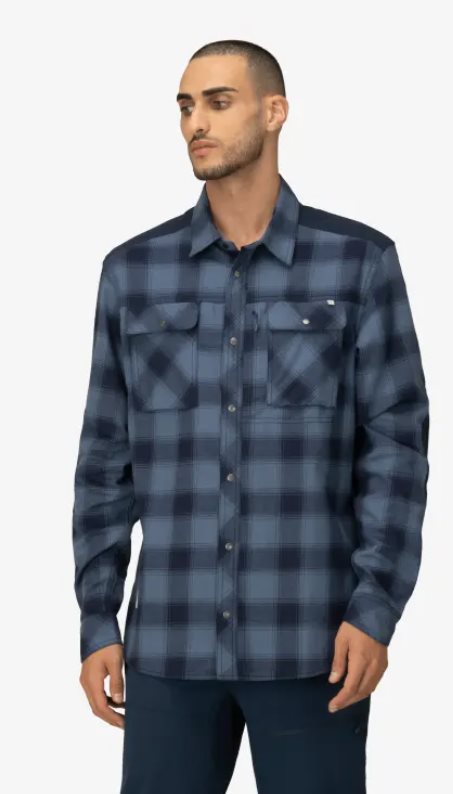 Norrøna Femund Flannel Shirt M'S Navy Blazer - S