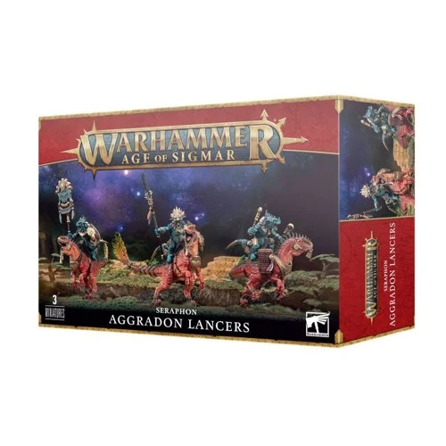 Warhammer Age of Sigmar Seraphon - Aggradon Lancers