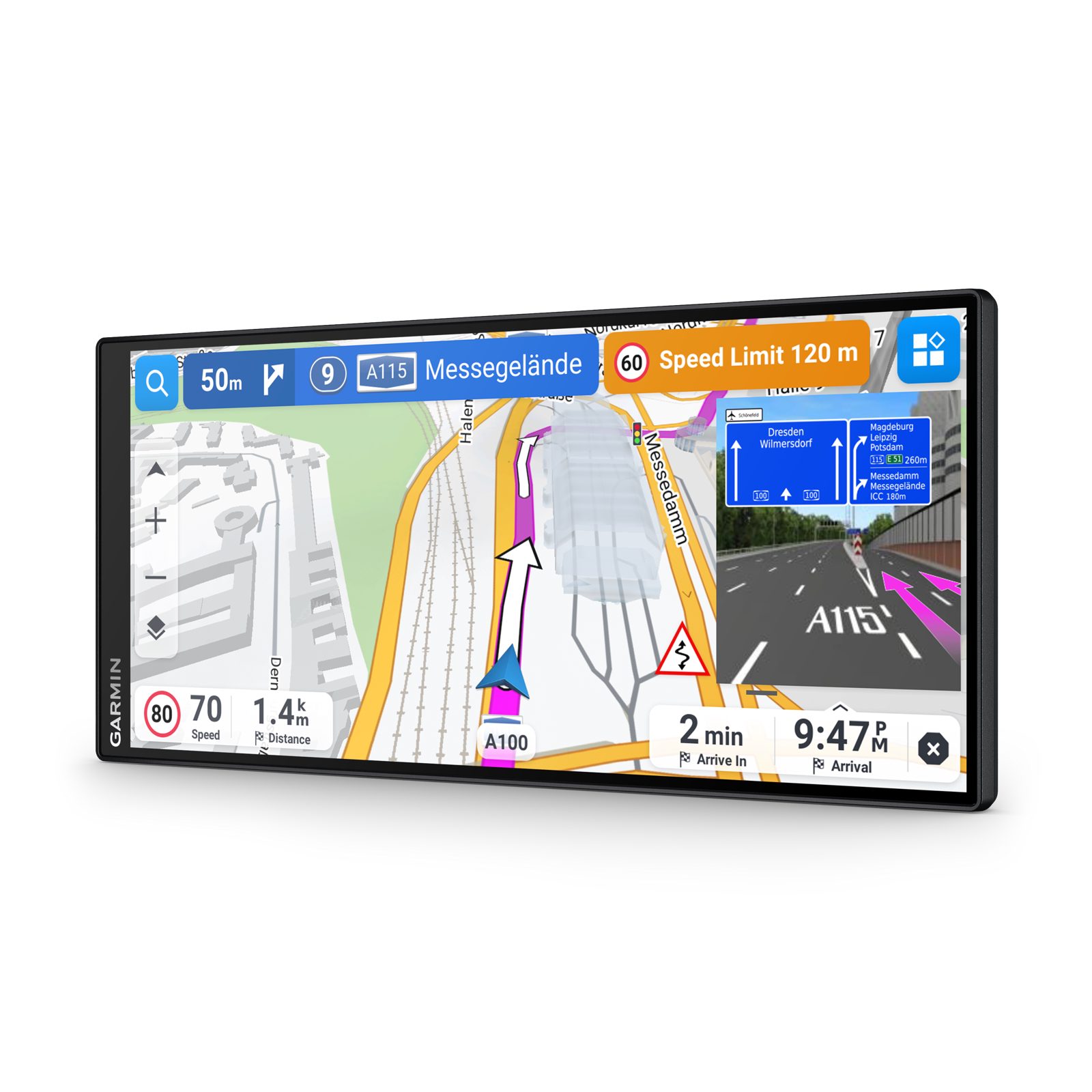 Garmin Drive 8.8" GPS-navigator, svart
