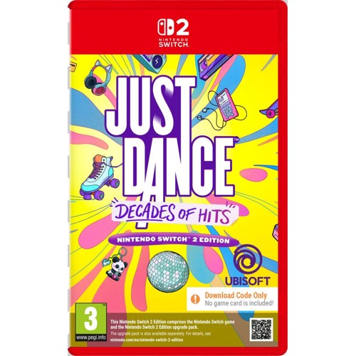 Just Dance Decades of Hits (code in box) (NSW2)