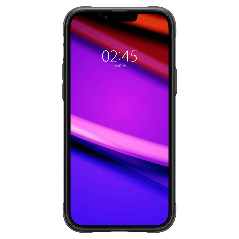 Spigen Rugged Armor Magfit - Baksidesskydd för mobiltelefon - MagSafe-kompatibilitet - polykarbonat, termoplastisk polyuretan (TPU), stötskum - mattsvart - för Apple iPhone 14, bild 3