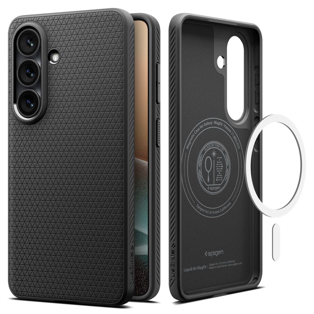 Spigen Liquid Air (MagFit), Mobilskal, Samsung, Galaxy S26, 16 cm (6.3), Svart, bild 2