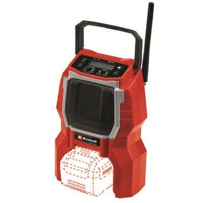 Einhell TC-RA 18 Li BT, Bärbar, Digital, AM, FM, 87,5 - 108 MHz, 522 - 1620 kHz, LCD - SOLO