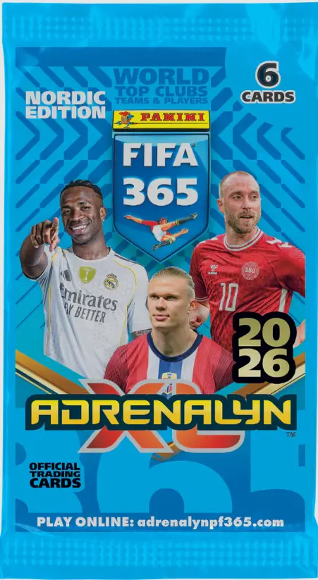 Panini FIFA 365 AdrenXL 2026 Booster - Fotbollskort