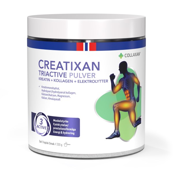 Collaxan Creatixan Triactive Pulver, Tropisk, 330 g
