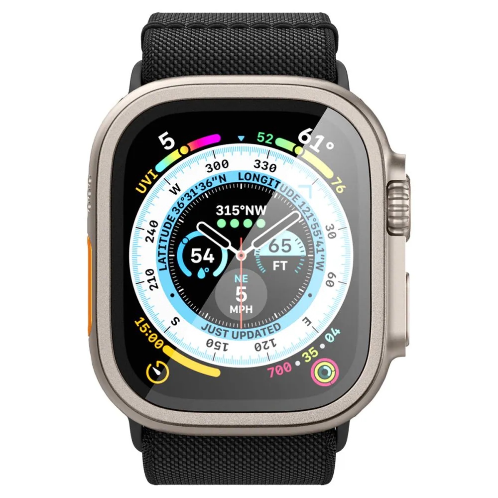Spigen Glas.tR Slim Pro härdat glas för Apple Watch Ultra (49mm) - Beige, bild 4