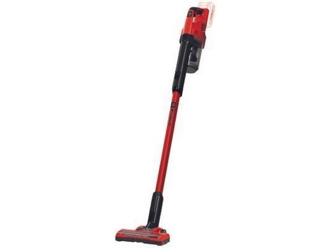 Einhell TE-SV 18 Li-Solo, Skaftdammsugare, 2-i-1, Utan påse, Svart, Röd, Torr, Golv, Hårda golvytor, Trappsteg, Batteri - SOLO