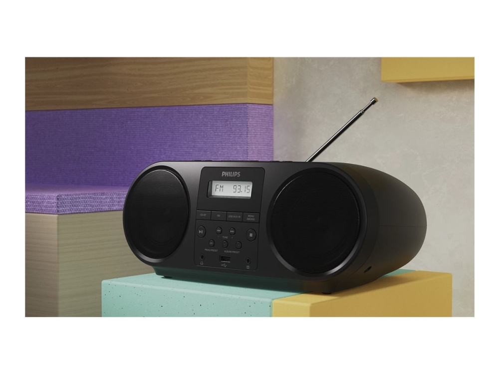 Philips TAZ5000/10 bärbar CD-spelare med FM-radio