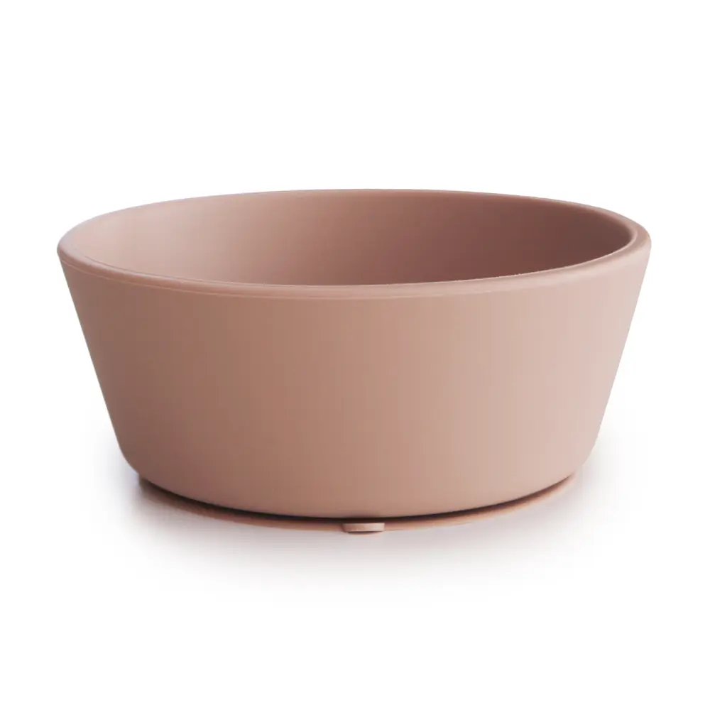Mushie - Silicone Bowl - Blush - 11.5 cm