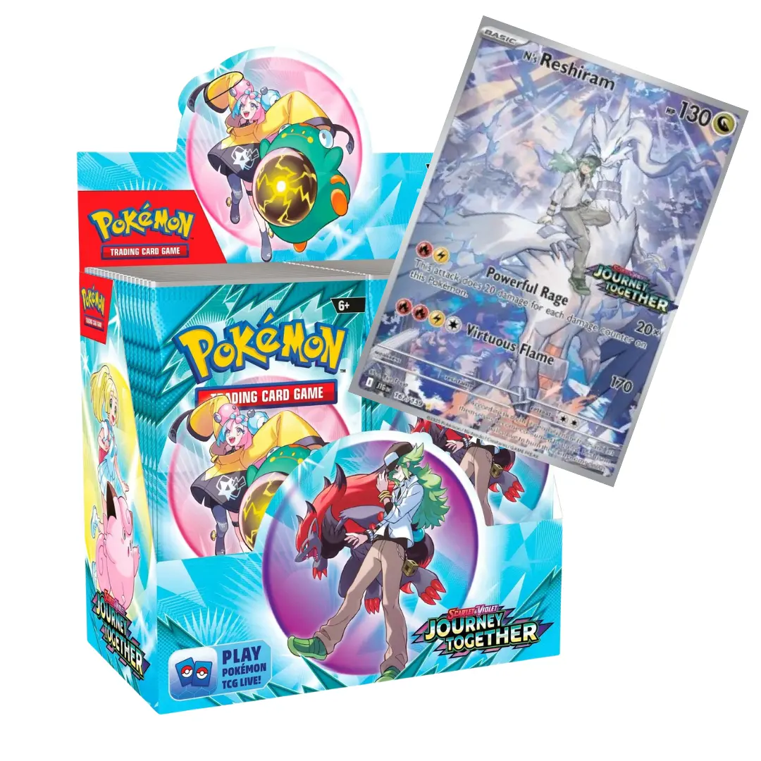 Pokemon Scarlet & Violet 9: Journey Together - Enhanced Booster Box Display (Max 1st per kund)