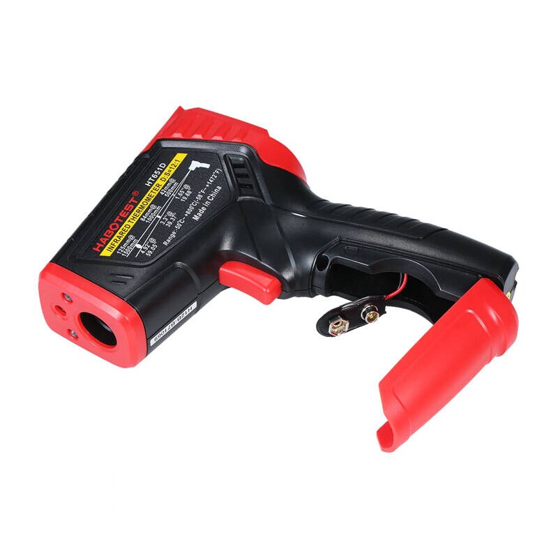 Digital laserpyrometer Habotest HT651D, fuktmätare, bild 3
