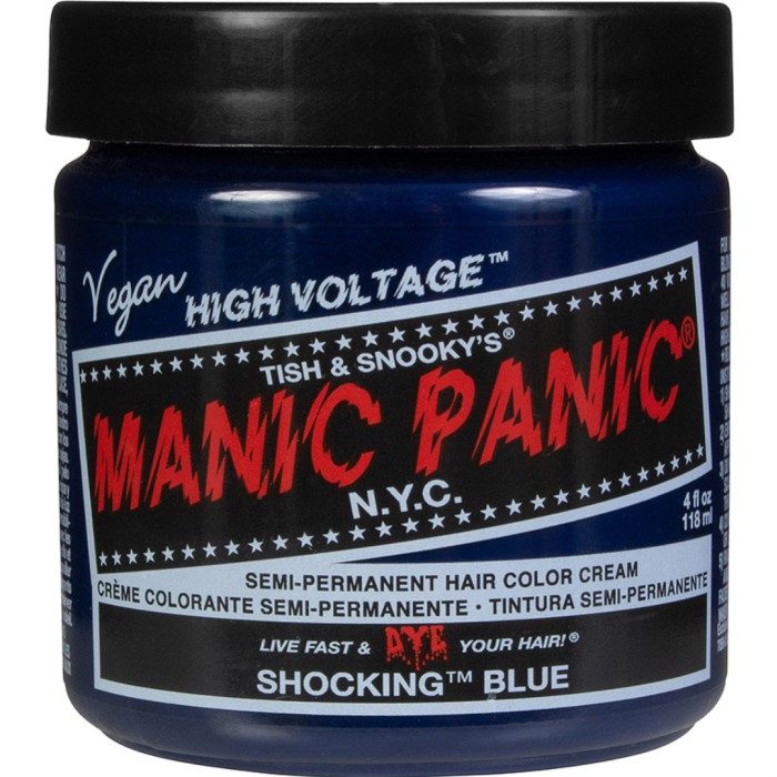 Manic Panic Semi-Permanent Hair Color Cream Shocking Blue