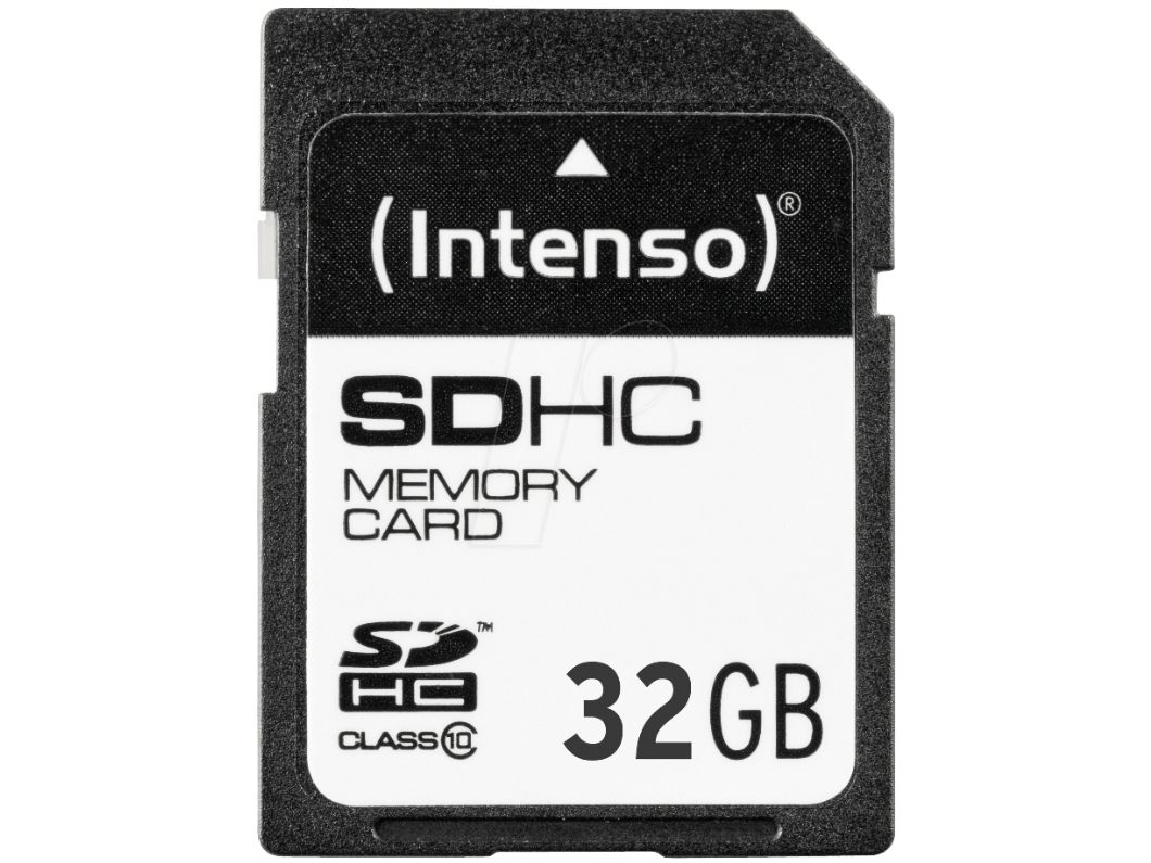 Intenso Class 10 - Flash-minneskort - 32 GB - Class 10 - SDHC