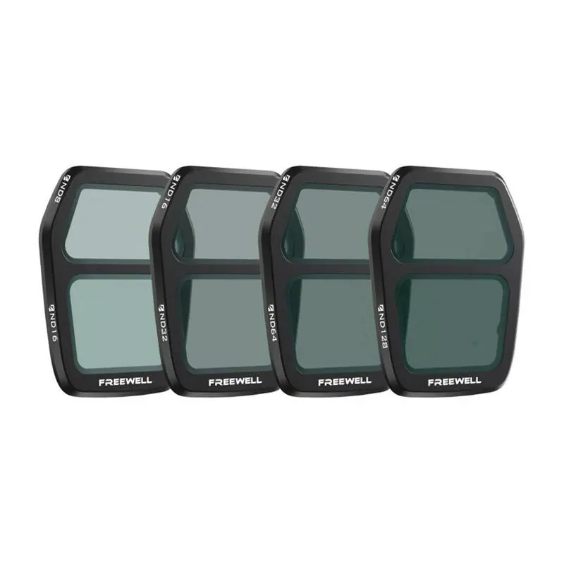 Uppsättning med 4 Split ND Freewell-filter för DJI Air 3S