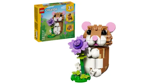 LEGO Creator Söt hamster med blomma 31376, bild 3
