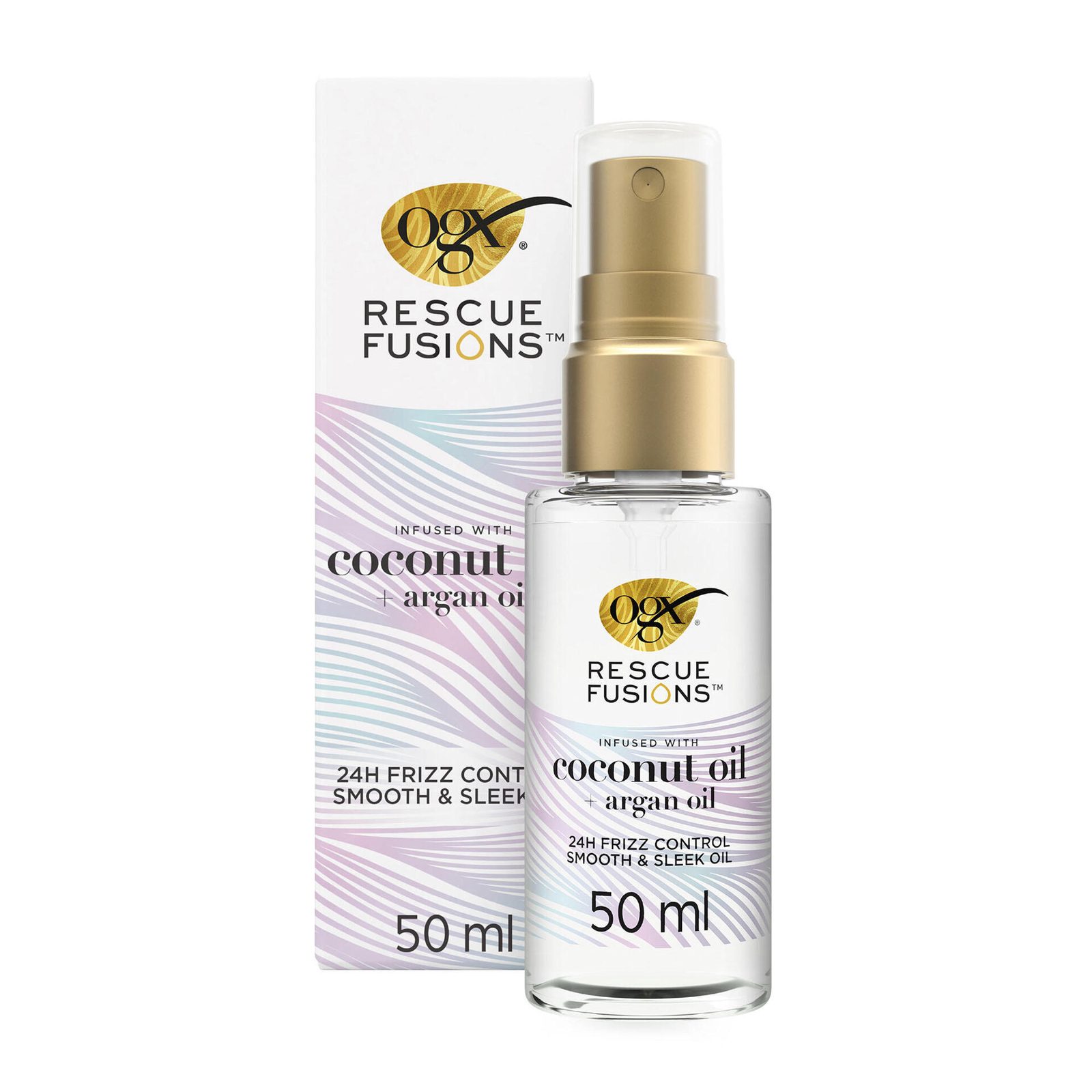 OGX Rescue Fusions 24hr Frizz Control Smooth And Sleek Oil 50 ml 50 ml