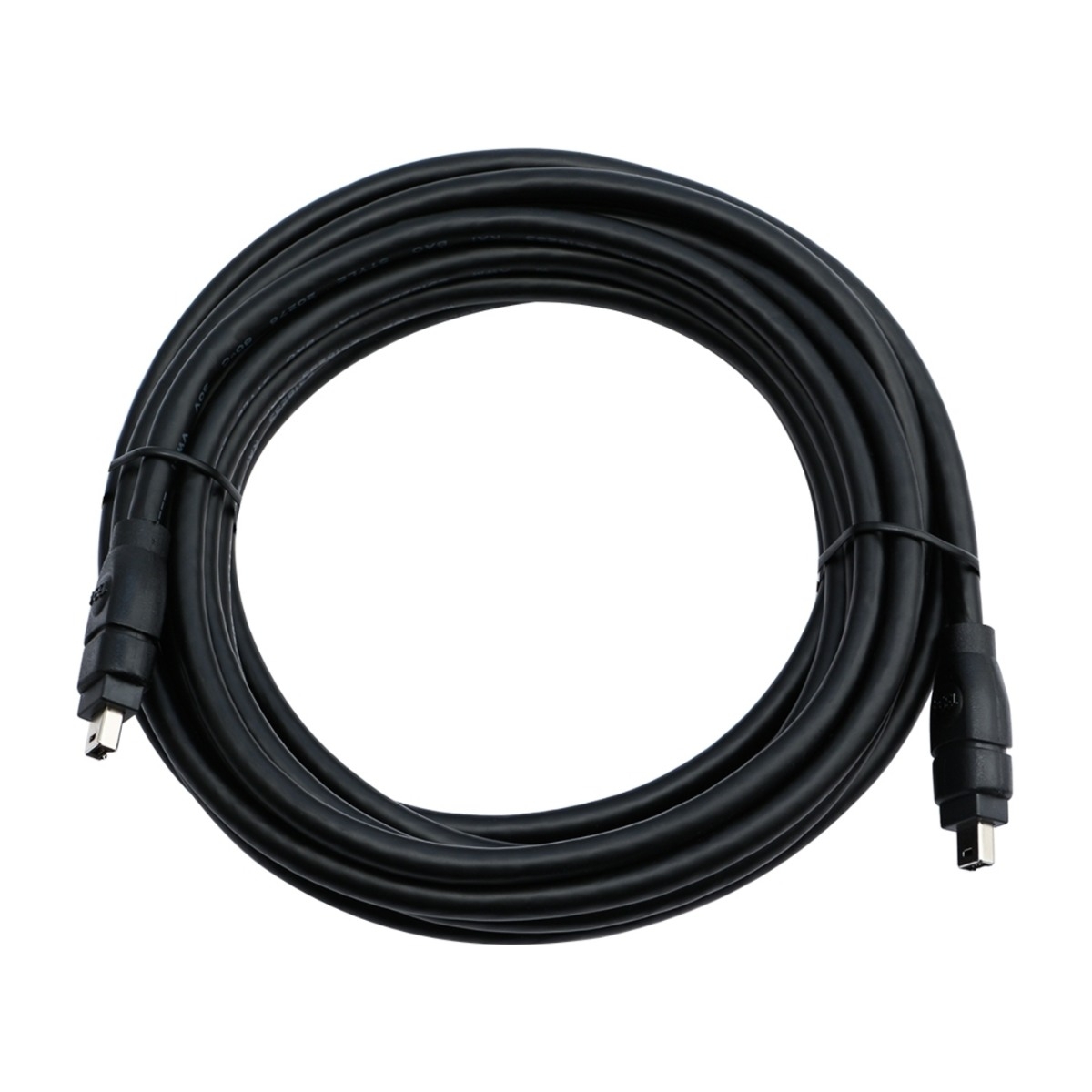 Eletra IEEE 1394A 4P hane 5M kabel, svart