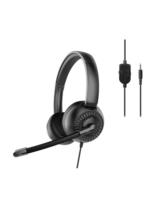 Speedlink - Metis Stereo Headset, 3,5mm Jack with Y-Adapter - Black, bild 4