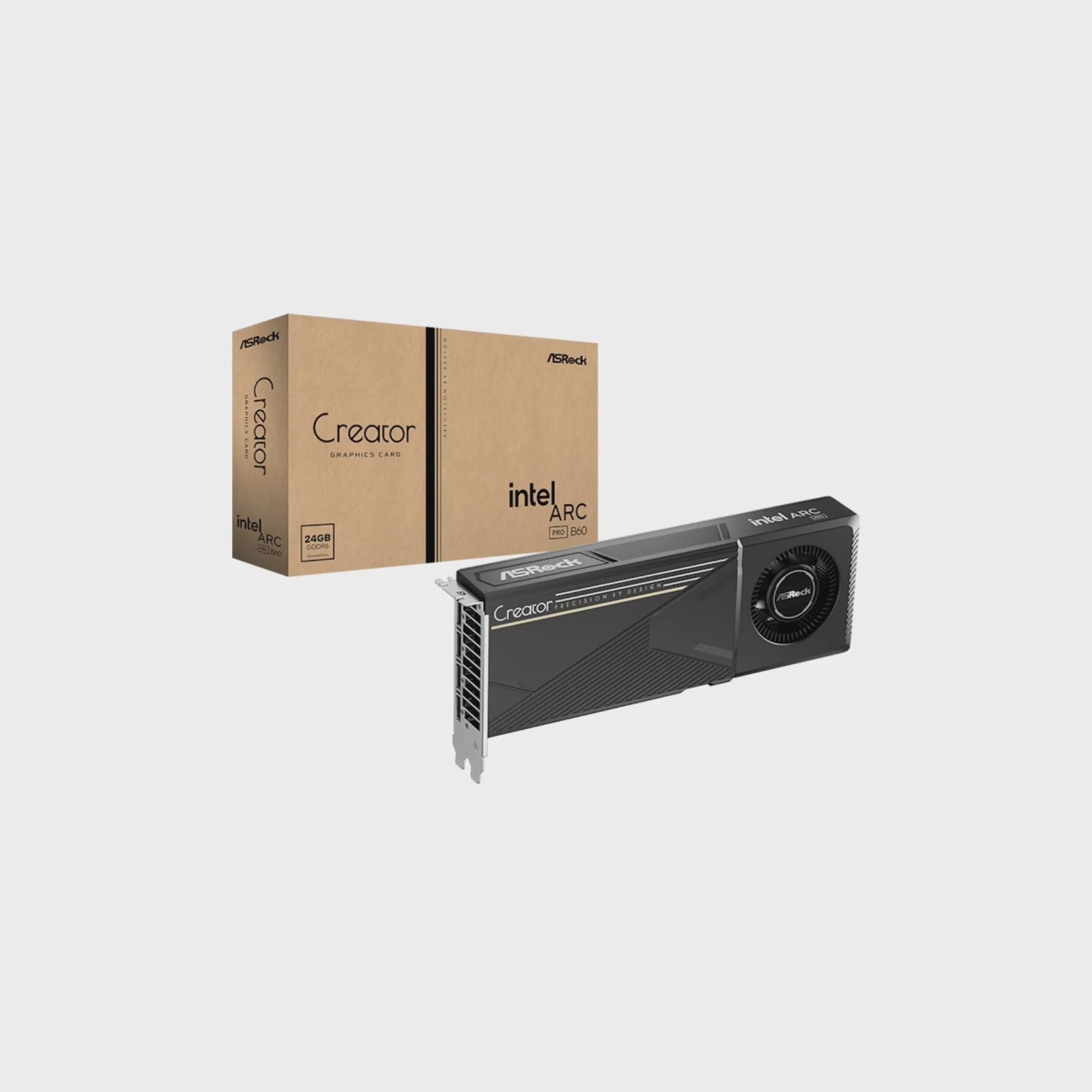 ASRock Intel Arc Pro B60 Creator 24 GB GDDR6, 4xDP