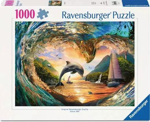 Ravensburger Pussel: Sunset Splash 1000 Bitar, bild 4