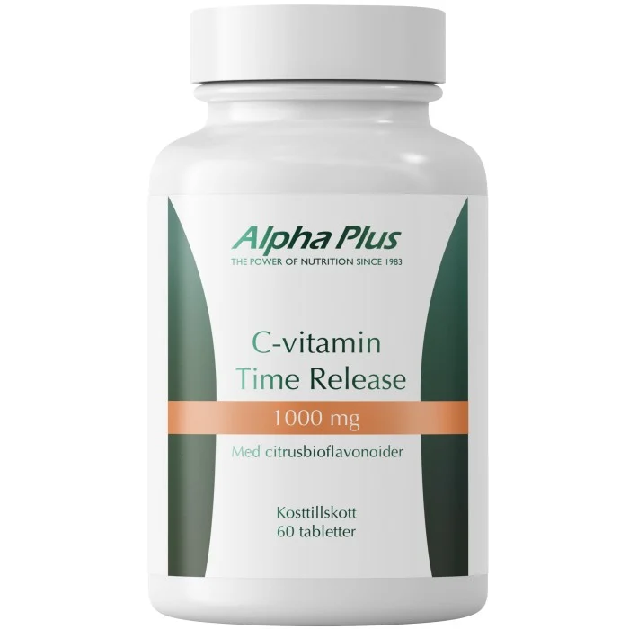 Alpha Plus C vitamin Time Release 1000mg 60 tabletter
