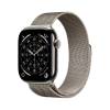 Apple Watch Series 11 GPS + Cellular 46mm Naturlig Titanboett med Naturlig Milanesisk loop - M/L