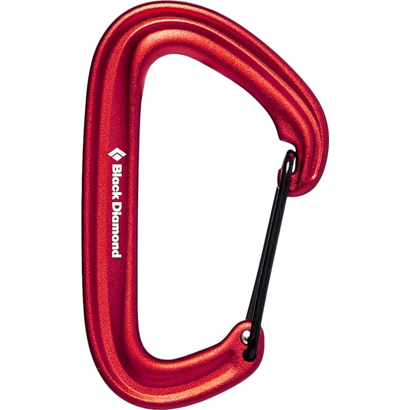 Black Diamond Litewire Carabiner Red - NoSize