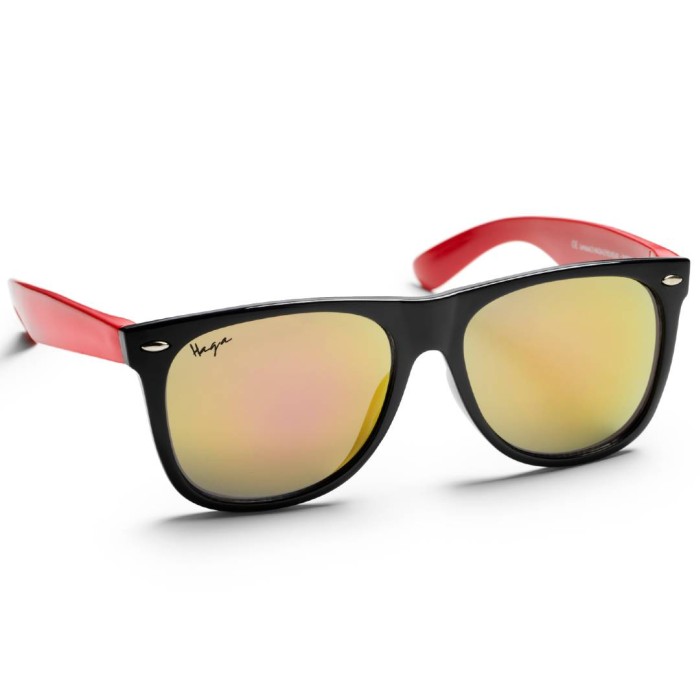 Haga Eyewear Trixie Shiny Black/Red