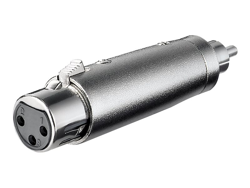 Adapter XLR-hona till RCA-hane